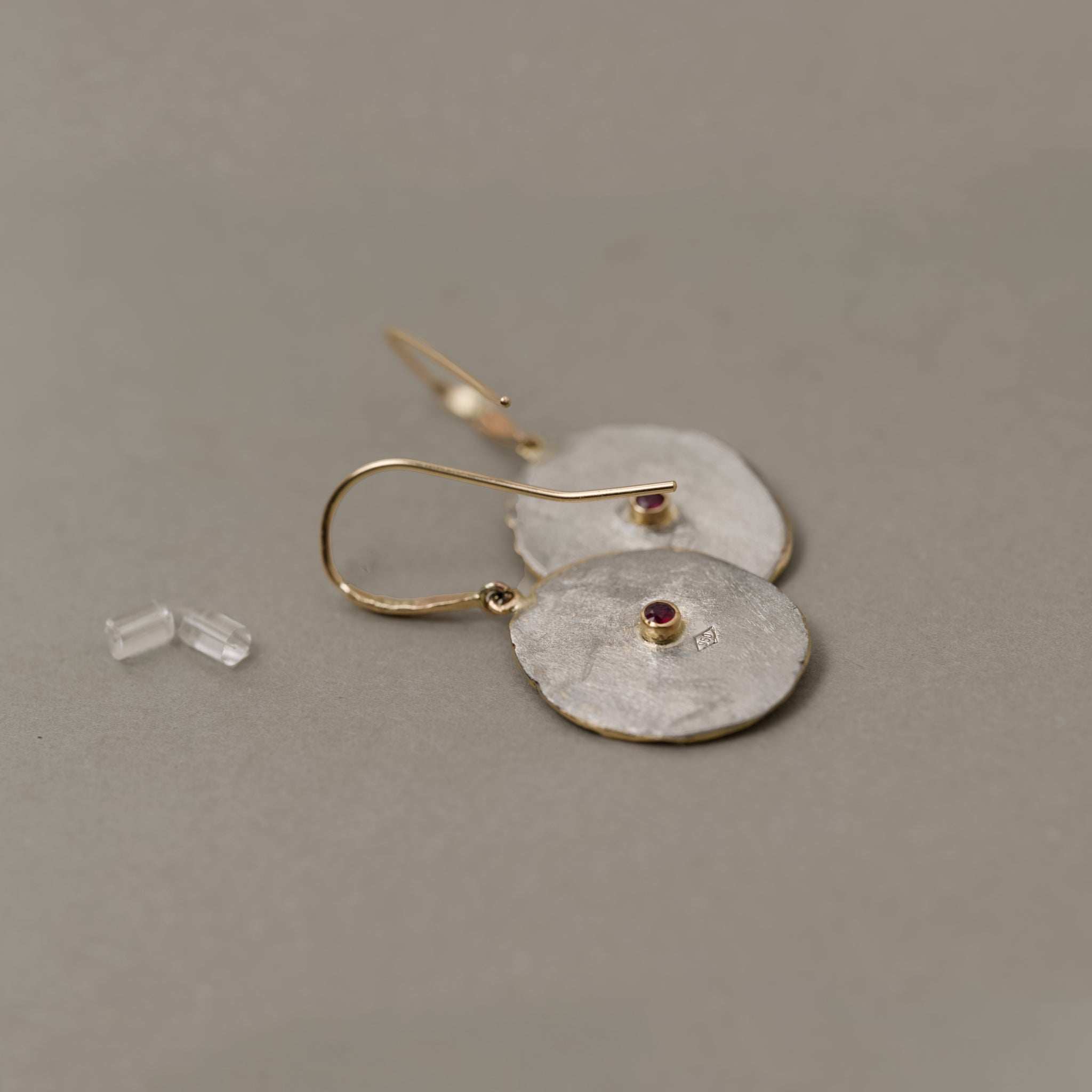 Florin Alta Platinum & Gold Diamond earrings backs