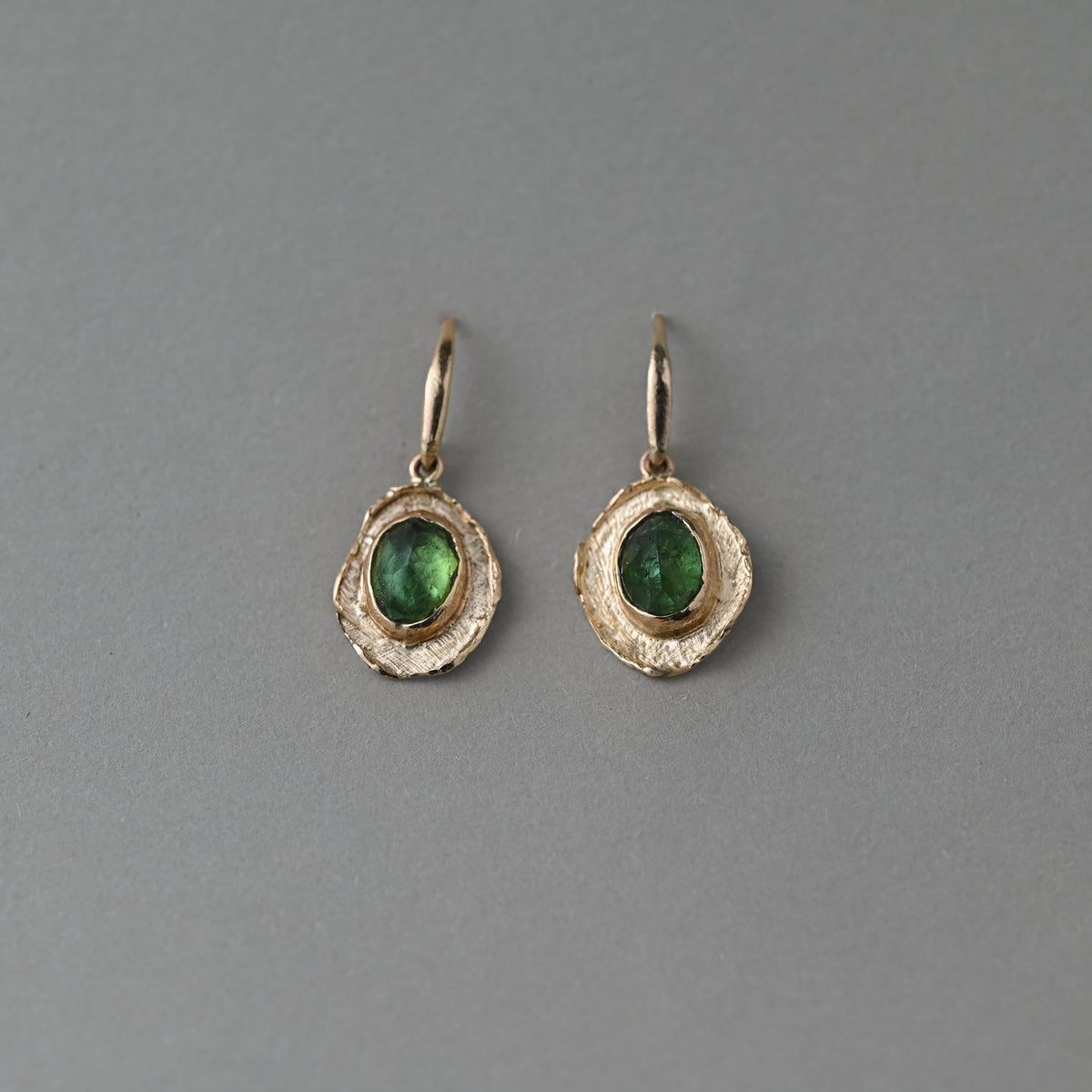 Florin Green Tourmaline Earrings