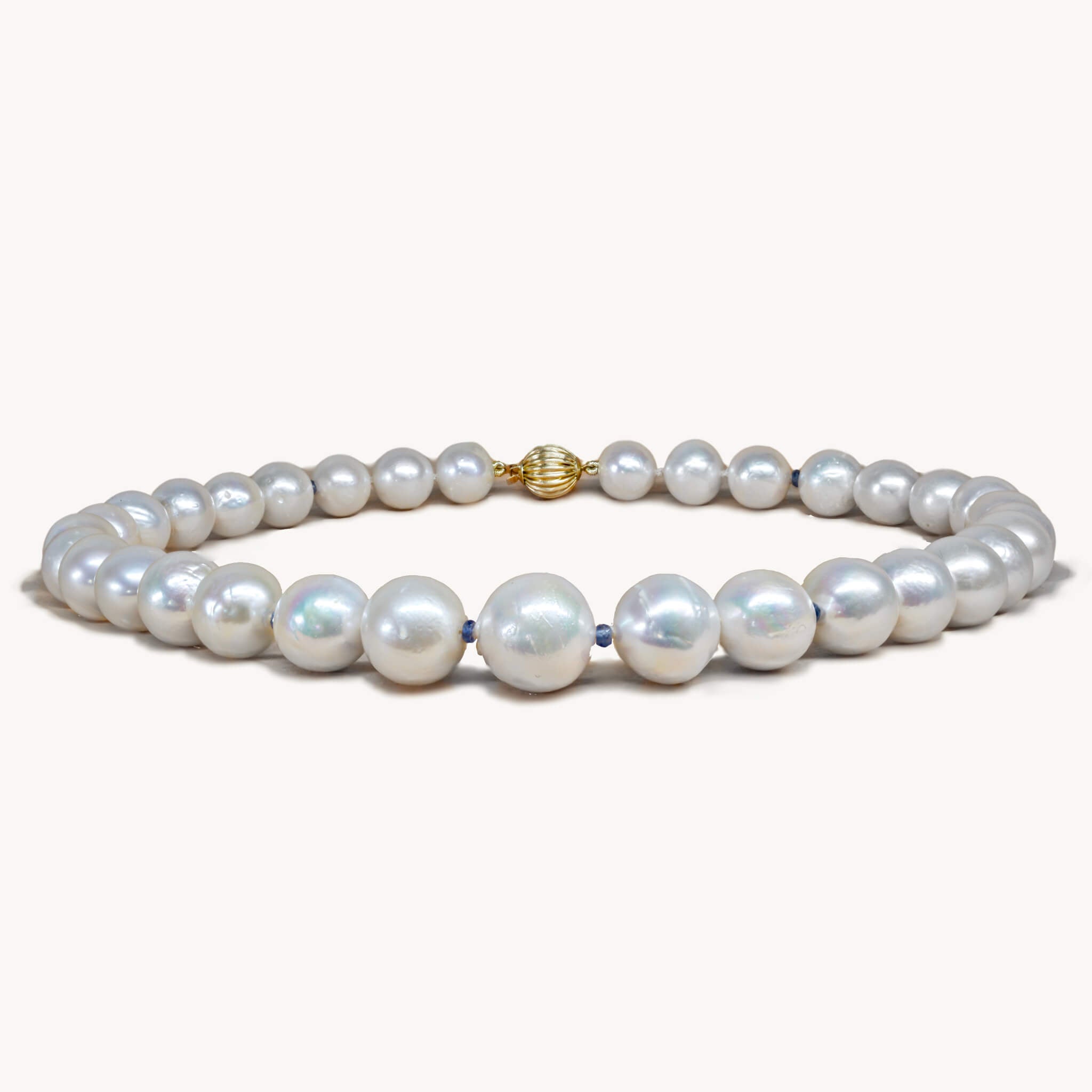 blanco sapphire pearl necklace