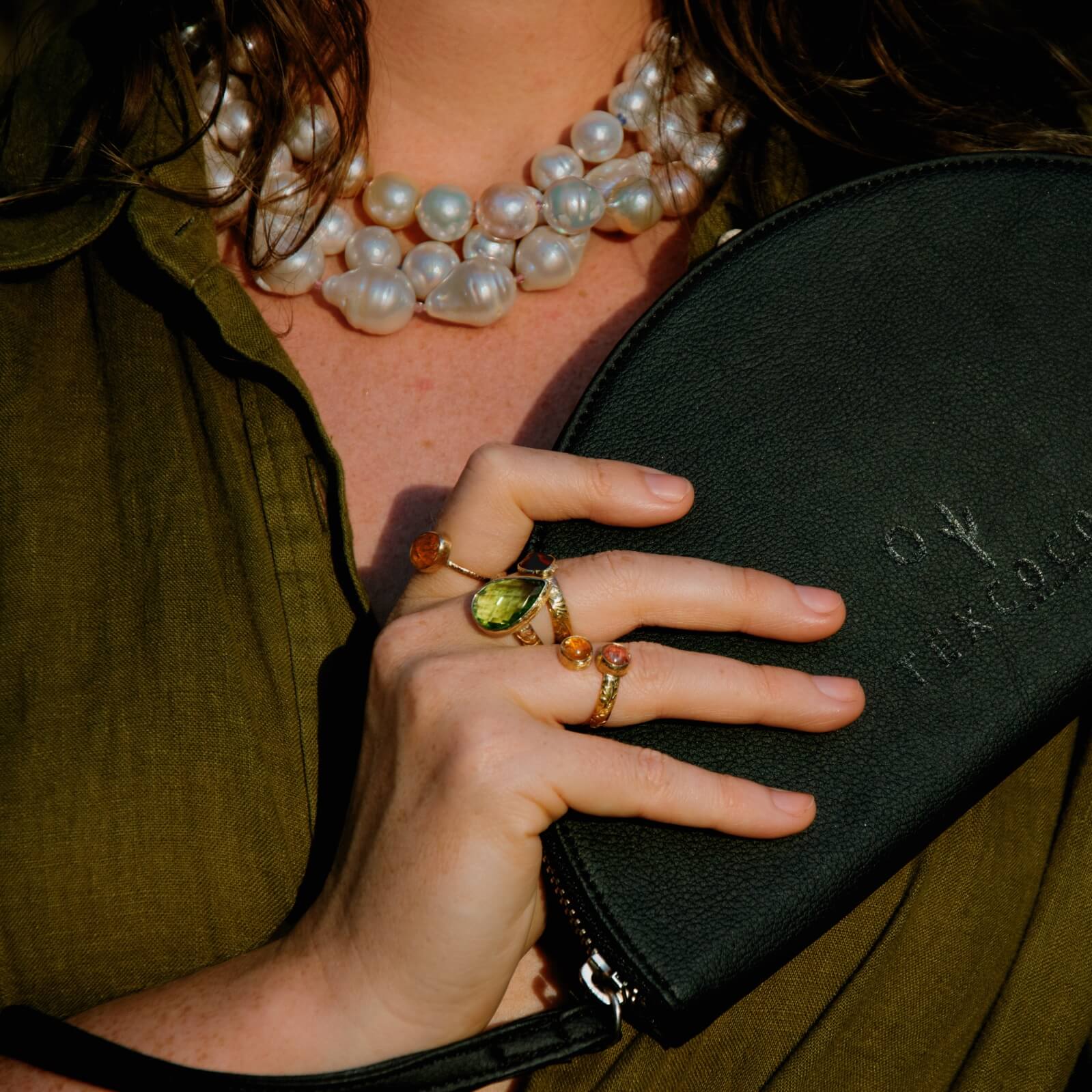model cactus leather bag texacoco vermilion jewellery