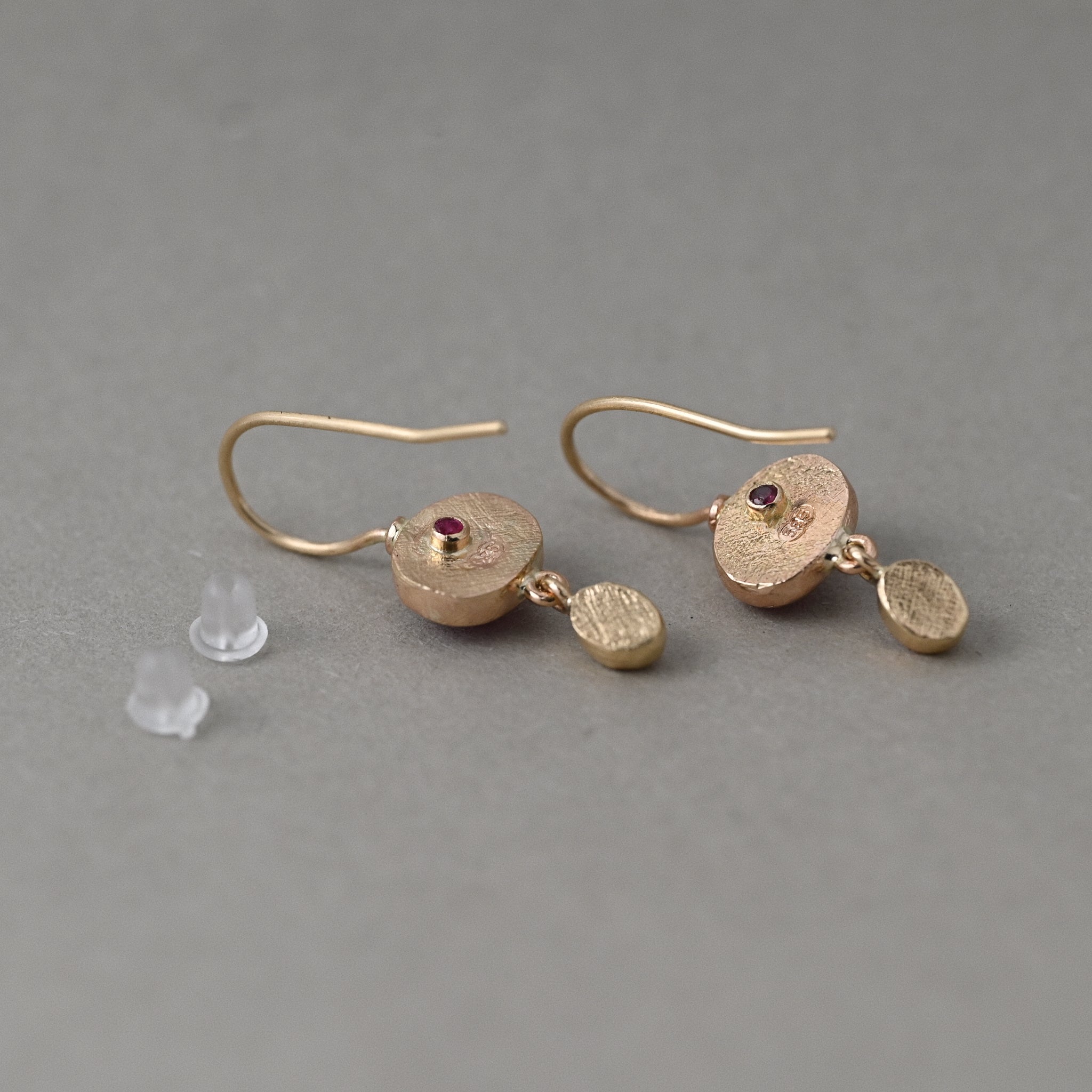 Sera Ruby Sapphire Earrings