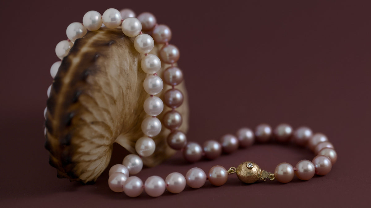 Premium Chinese freshwater pearls with natural colour and high lustre