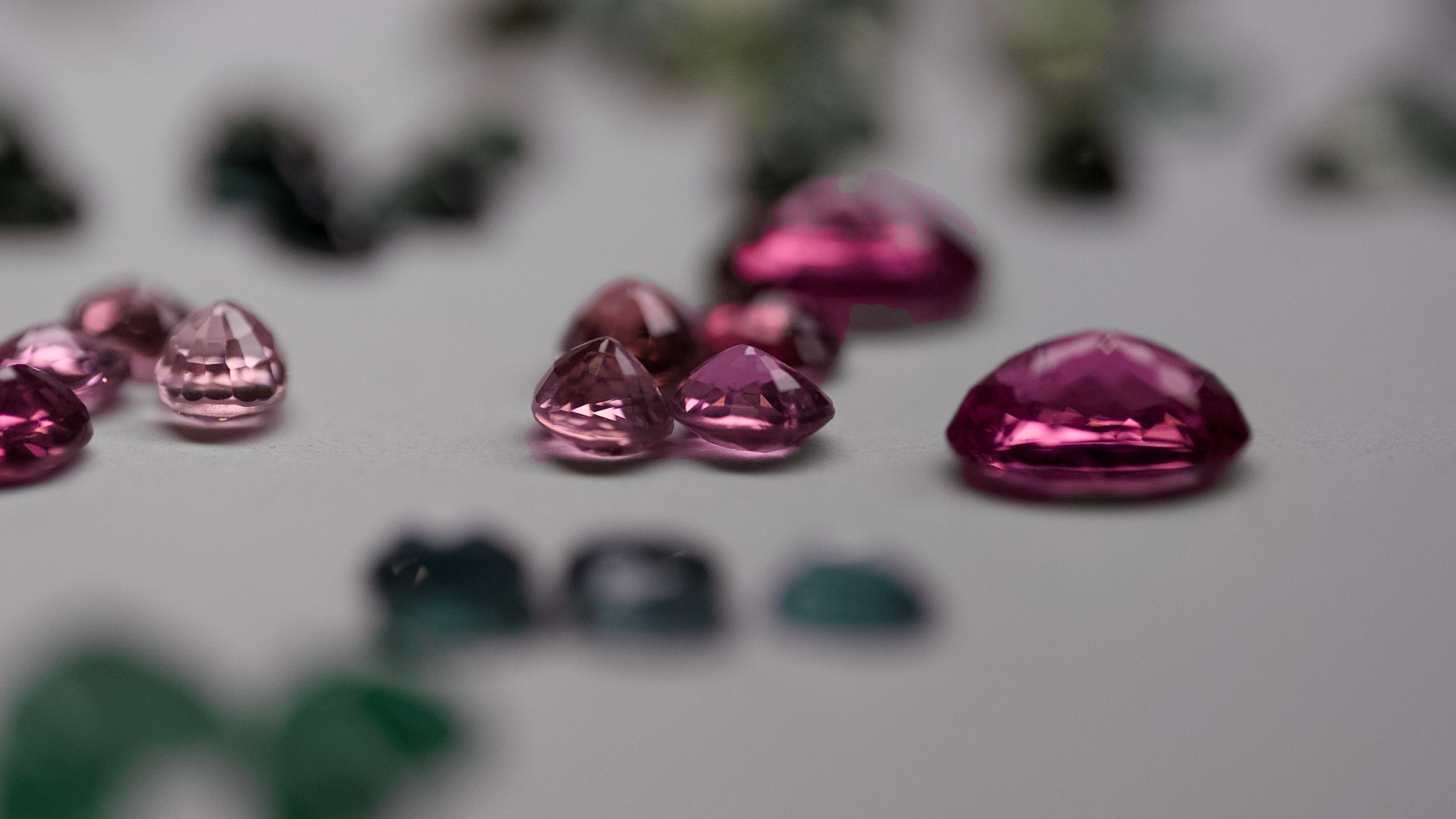 Ruby and sapphire loose gemstones