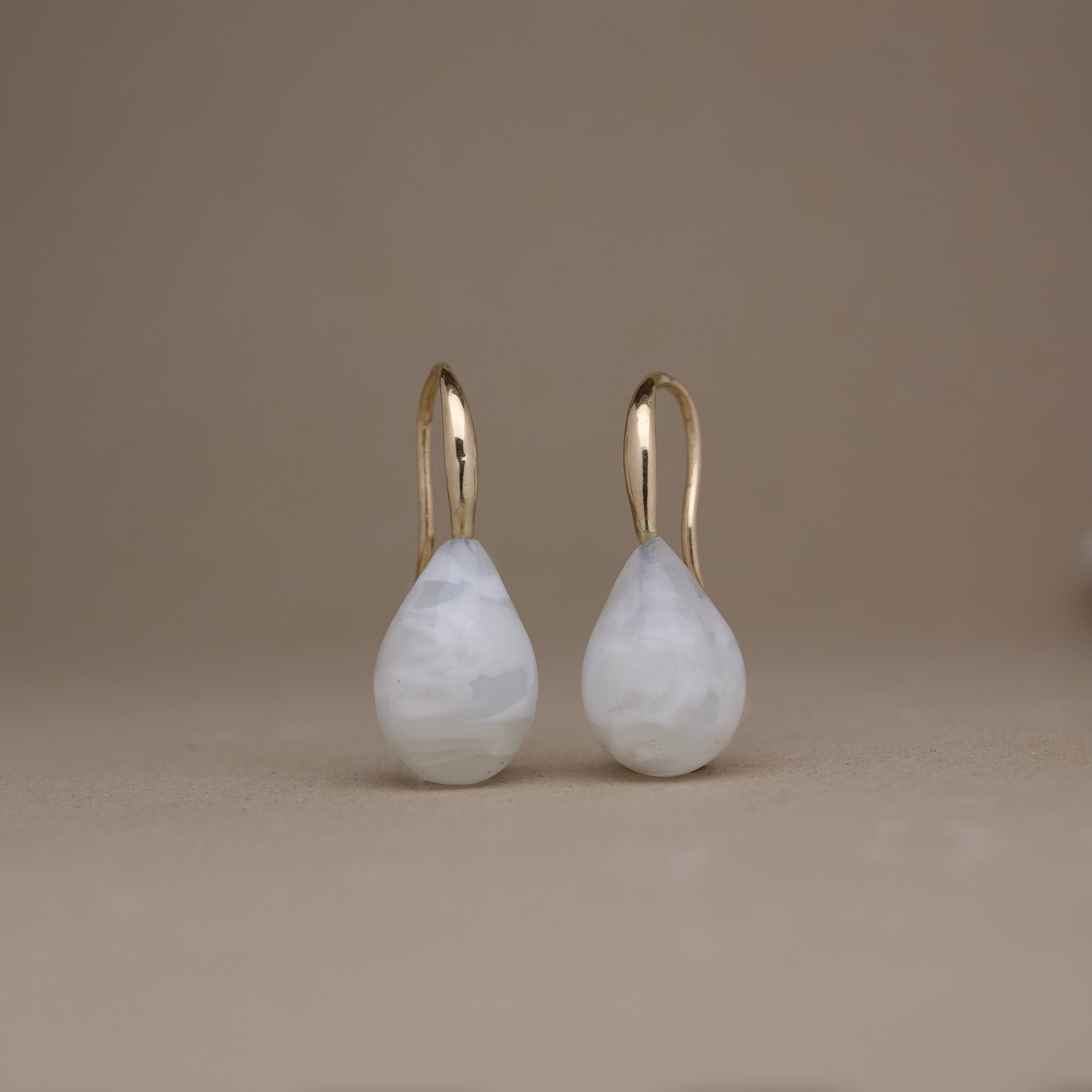 Bella blanco murano earrings 