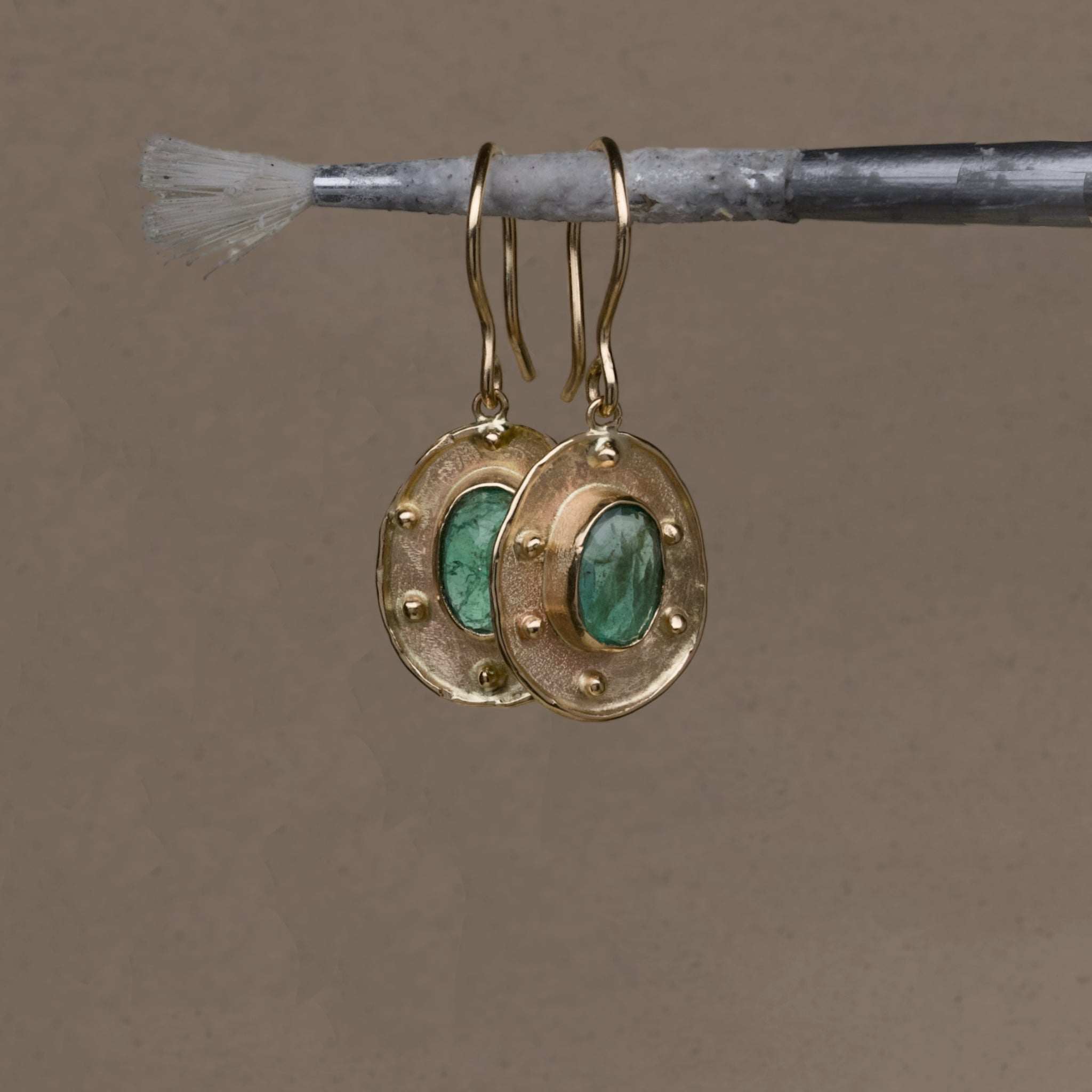 Florin Emerald Earrings