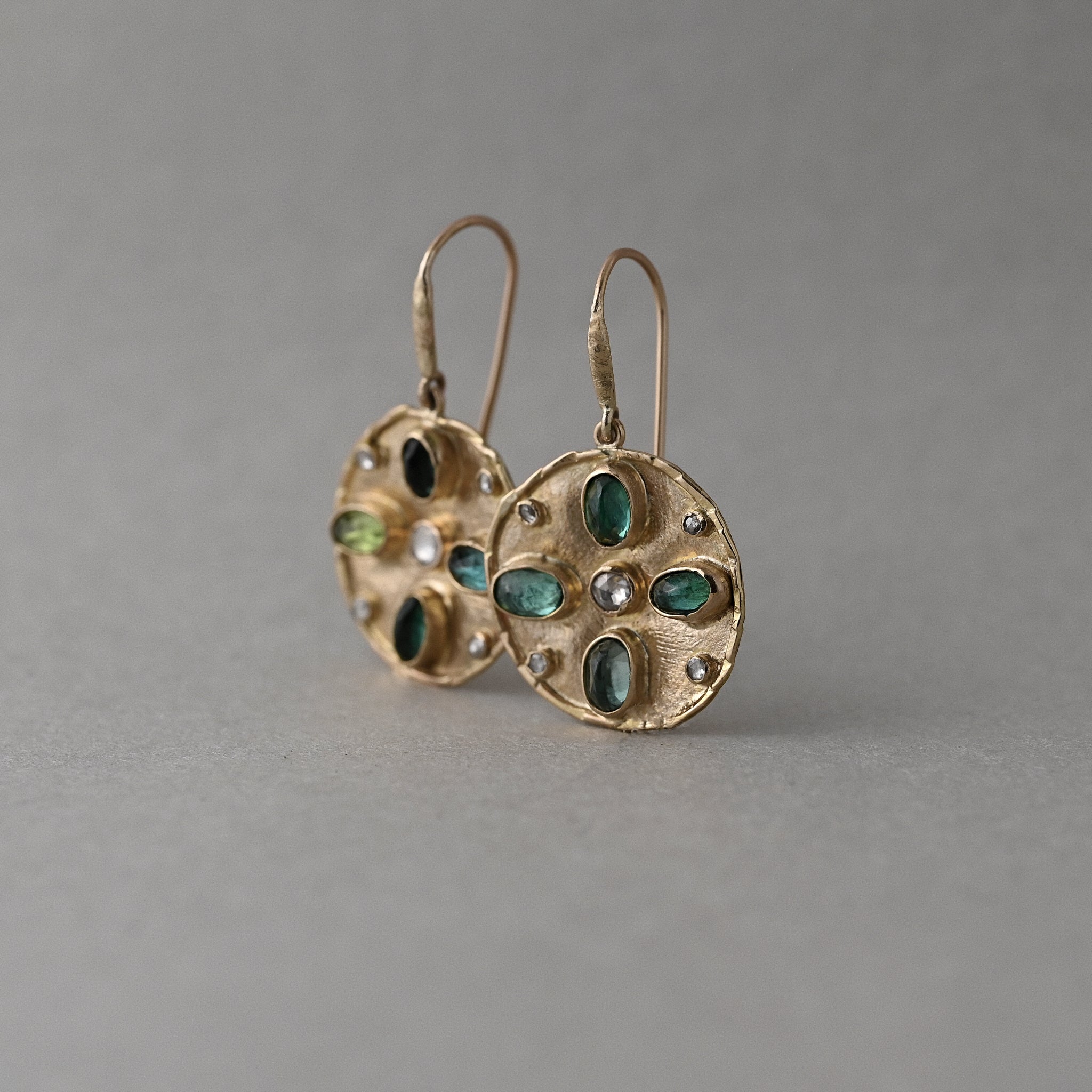 Florin Alta Indicolite Tourmaline Earrings