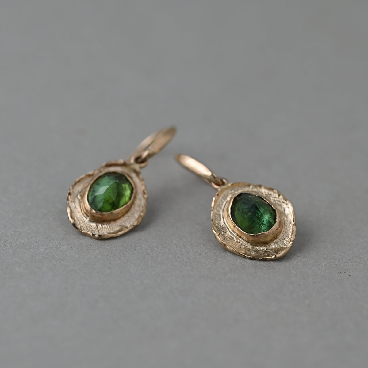 Florin Green Tourmaline Earrings