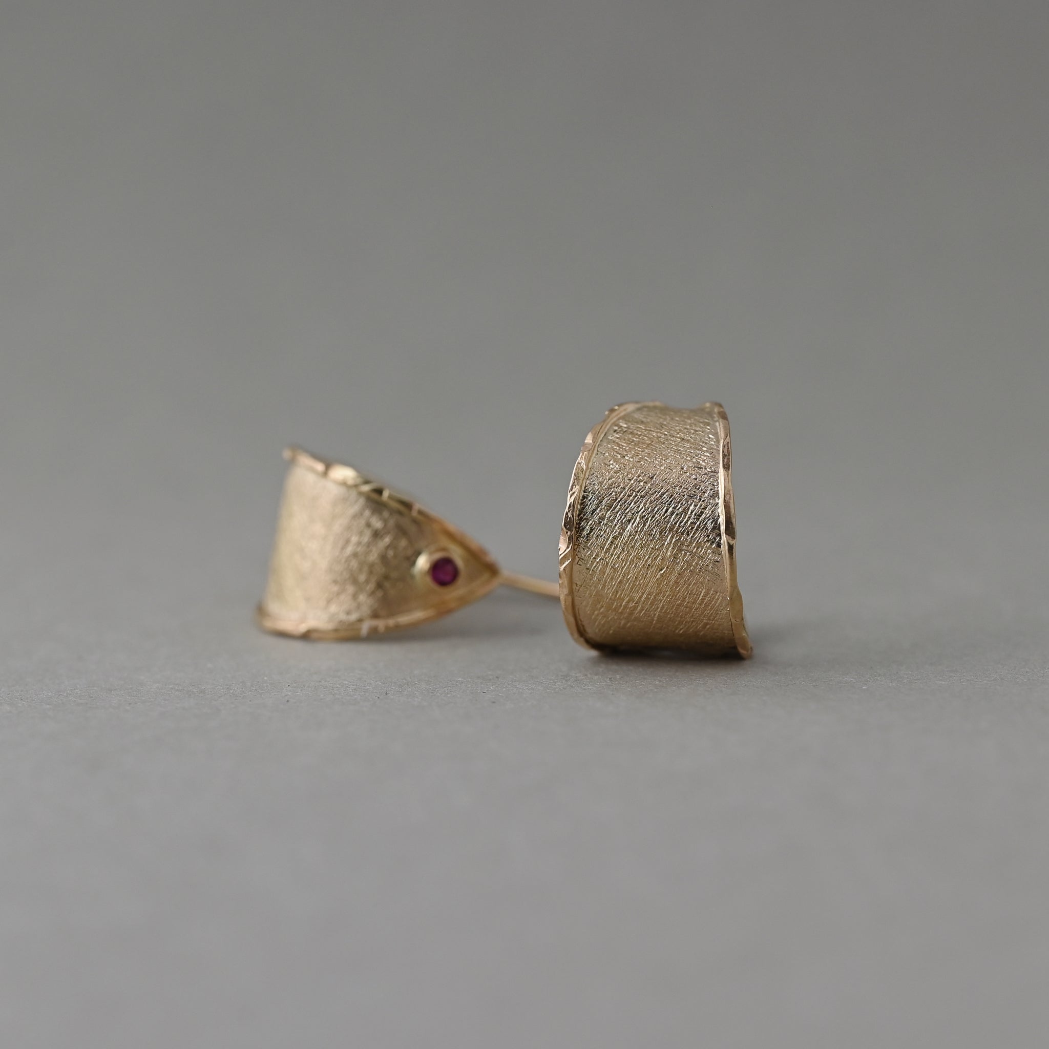 Oro 14ct Gold Hoop Earrings