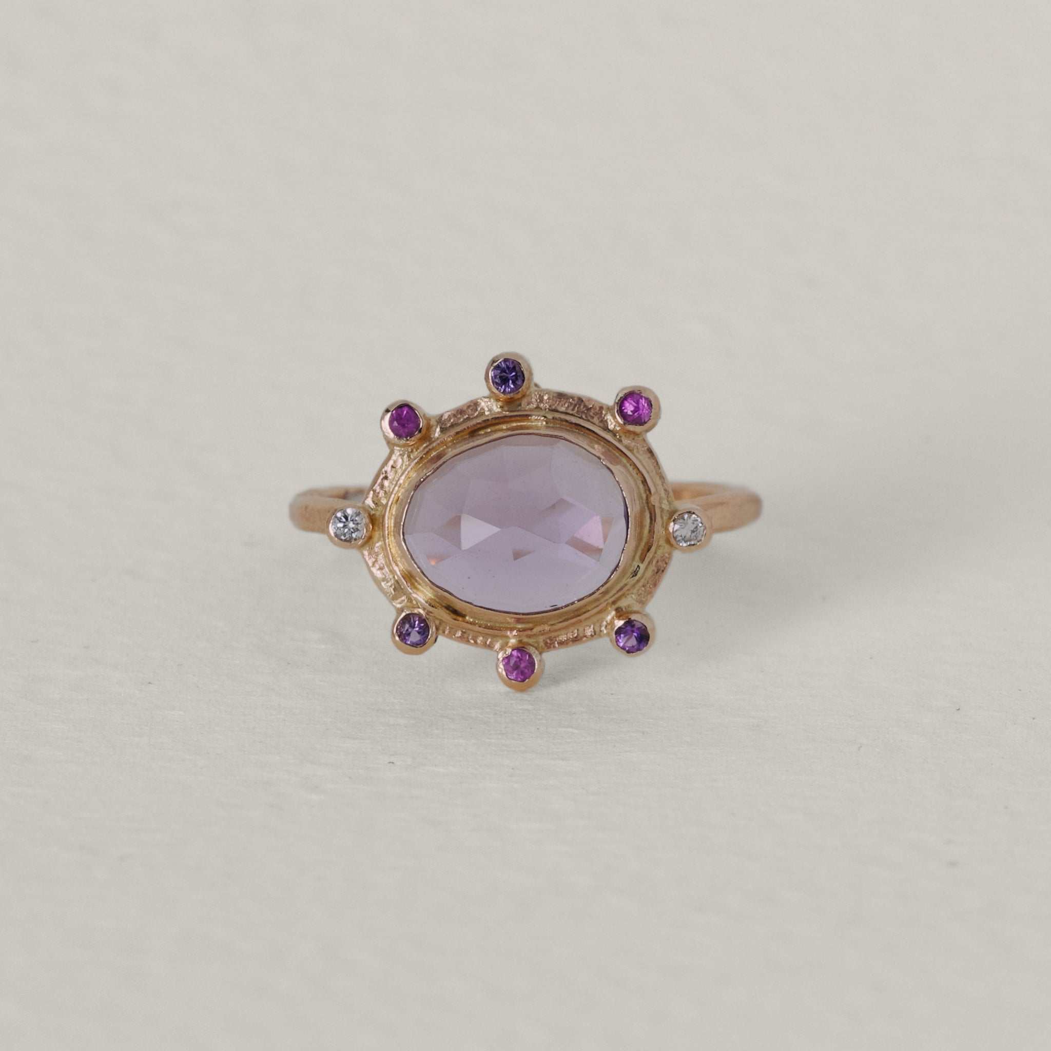 STELLA ROSE DE FRANCE AMETHYST RING