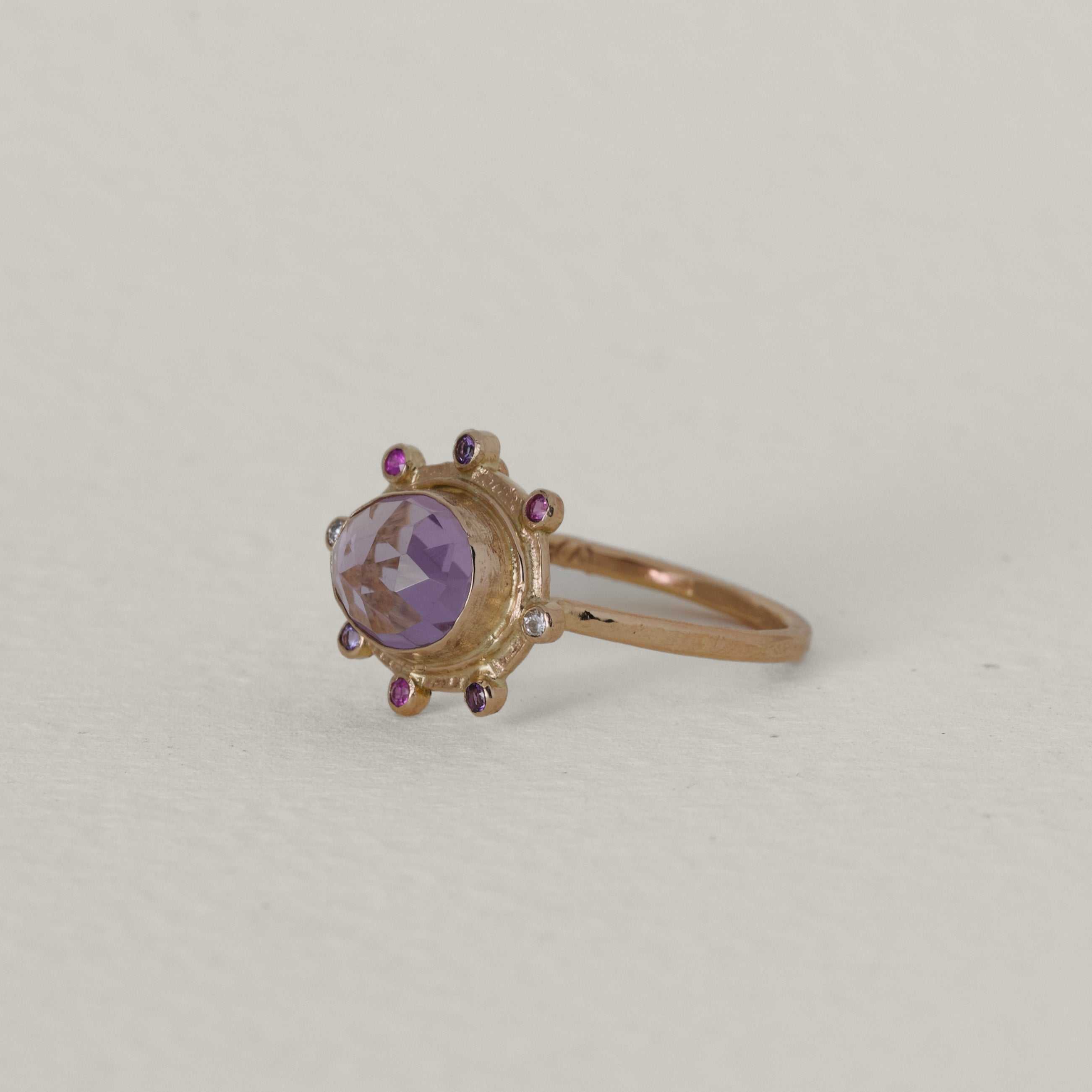 STELLA ROSE DE FRANCE AMETHYST RING