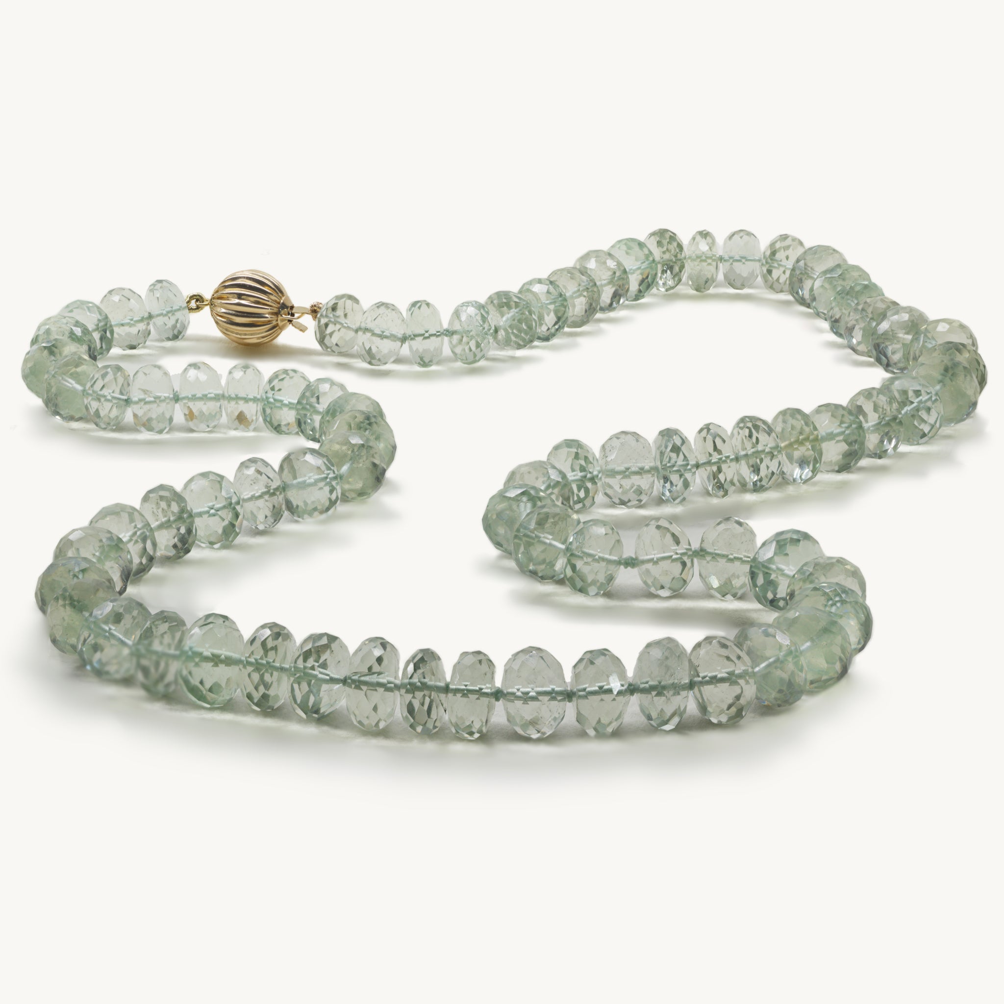 Gemma green amethyst necklace 