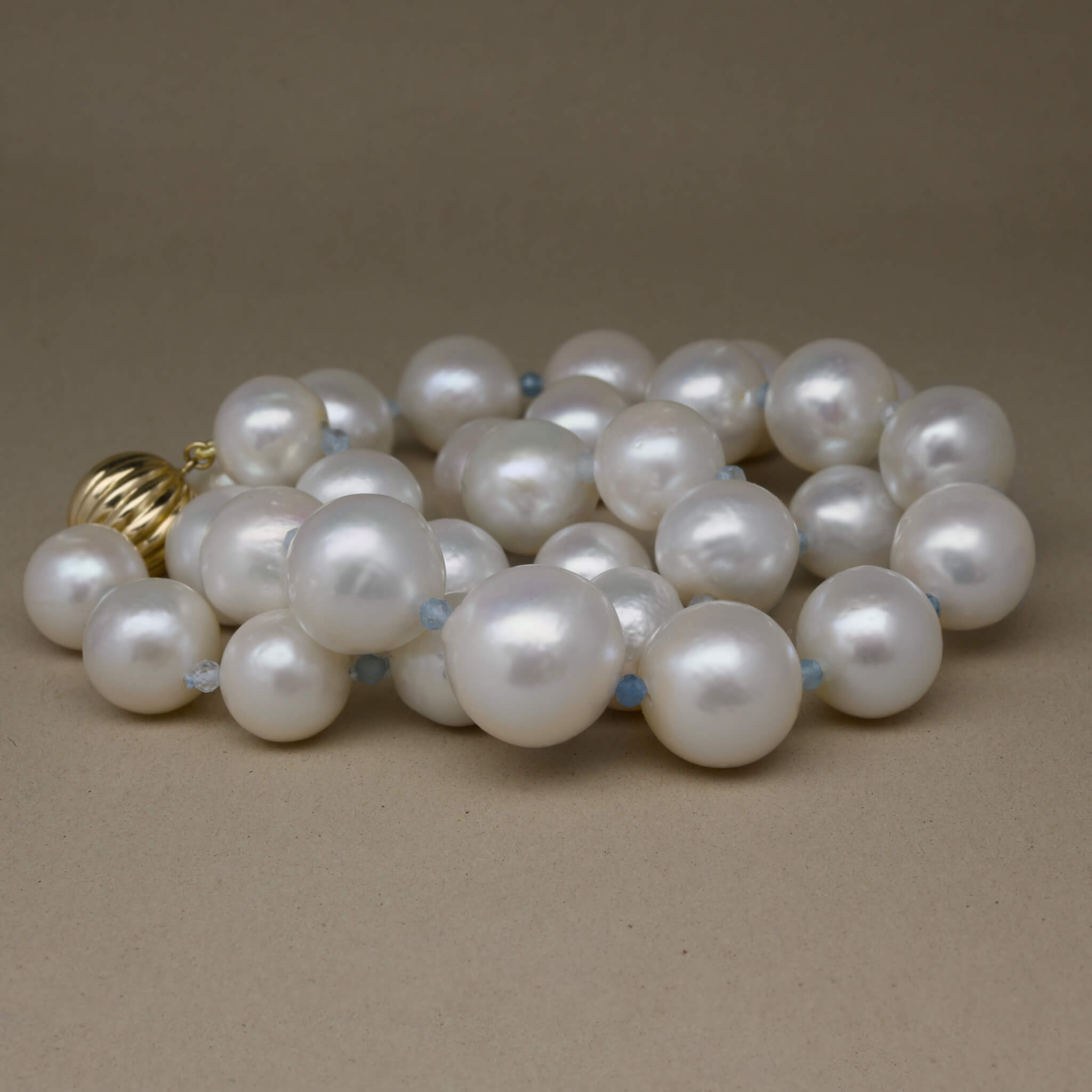 aquamarine pearl necklace