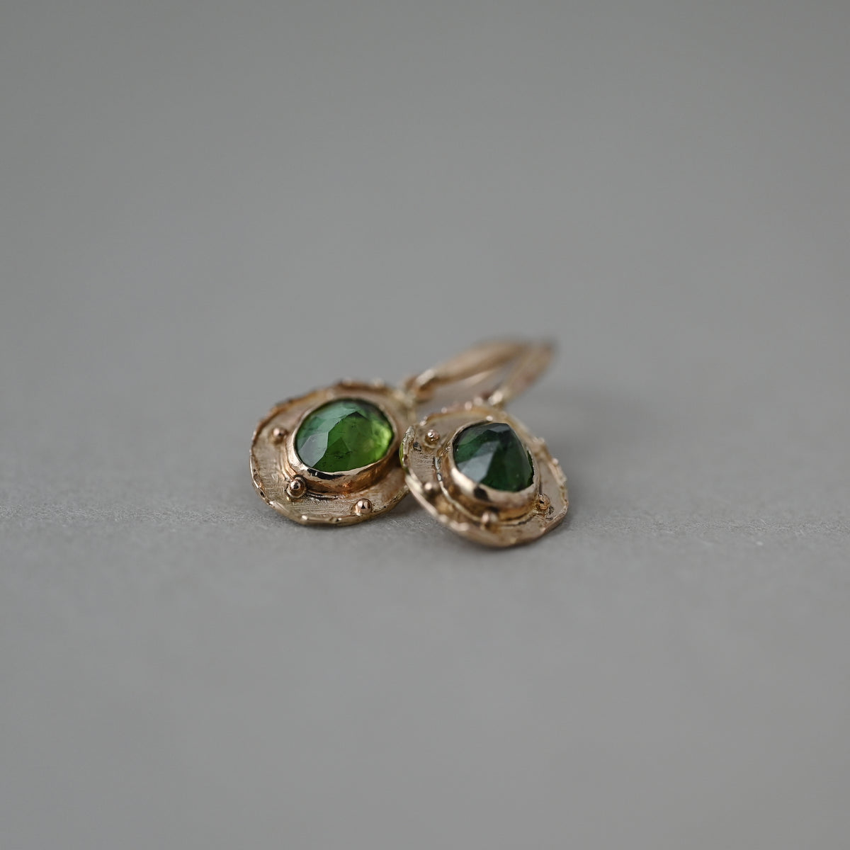 Florin Green Tourmaline Earrings