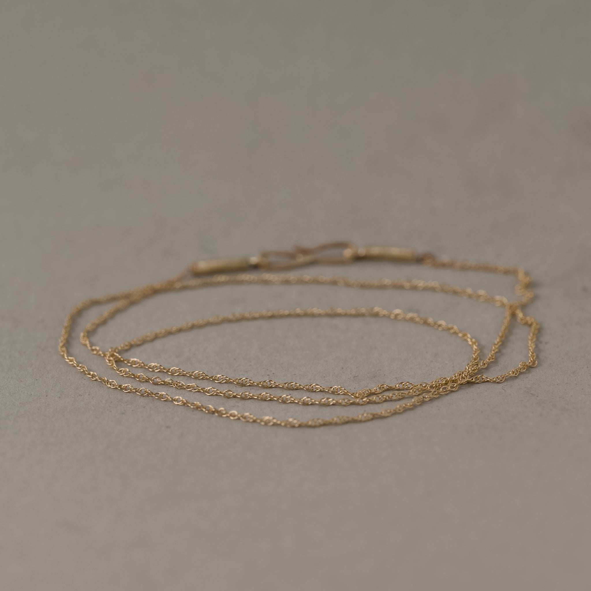 gold double rope chain 