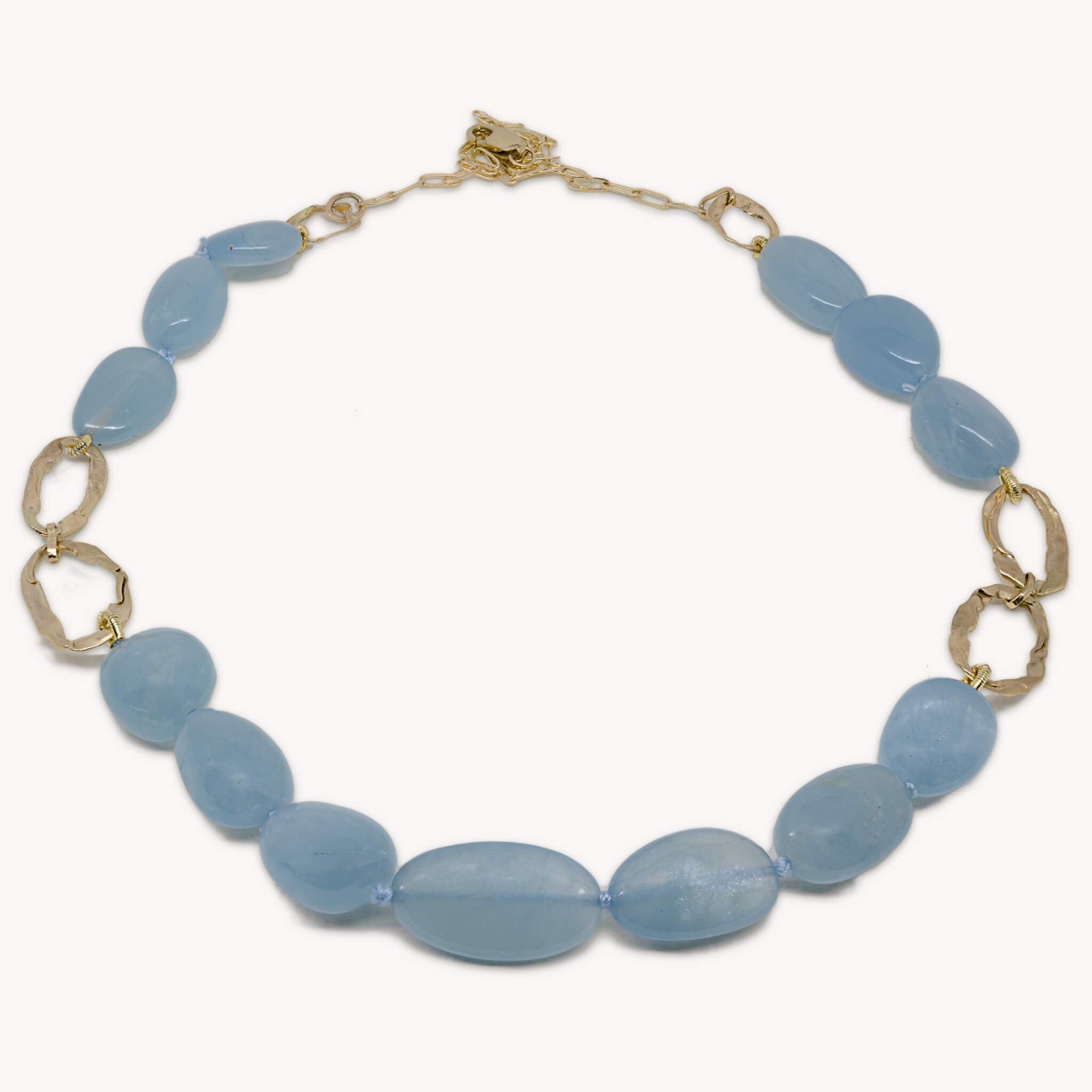 oro aquamarine necklace 