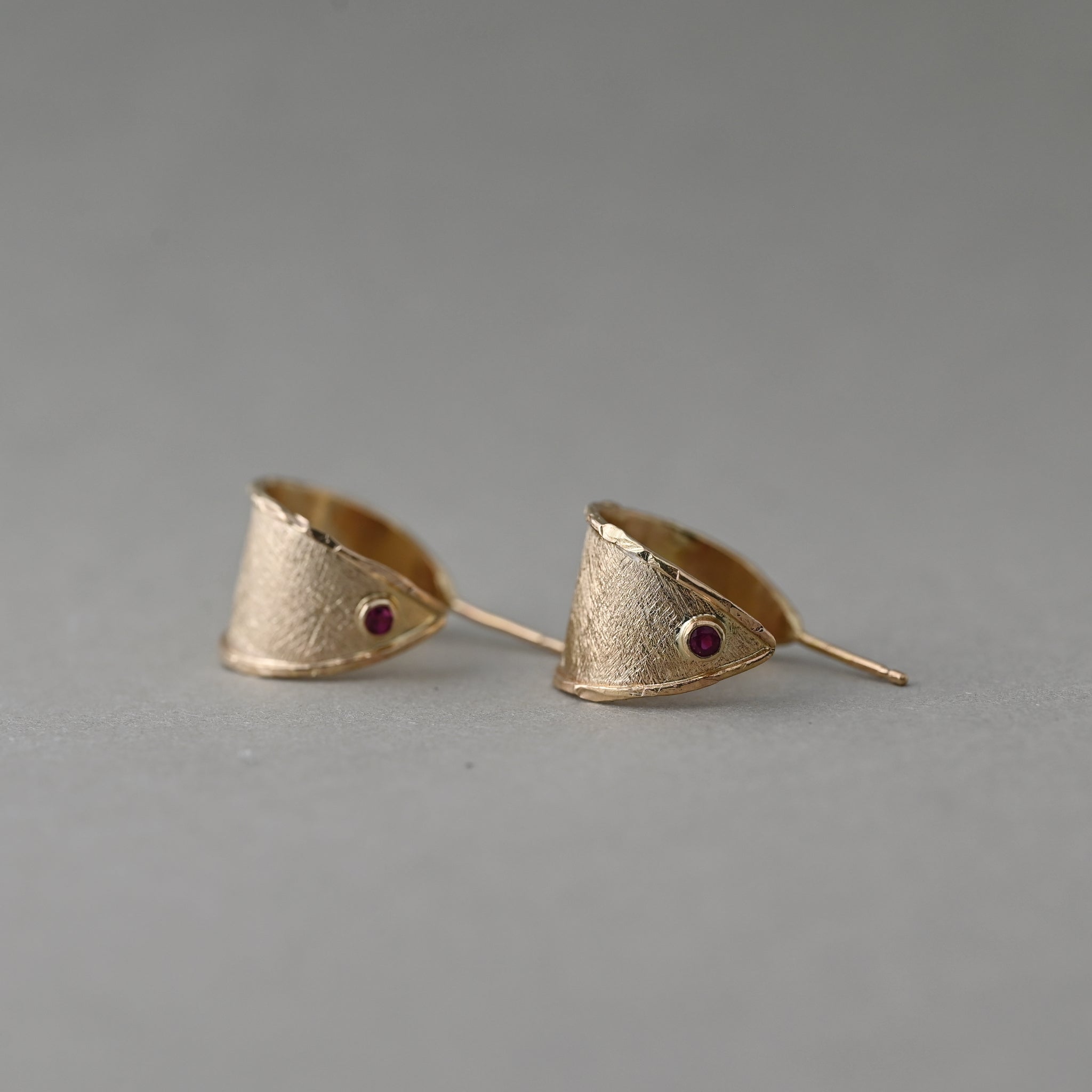 Oro 14ct Gold Hoop Earrings