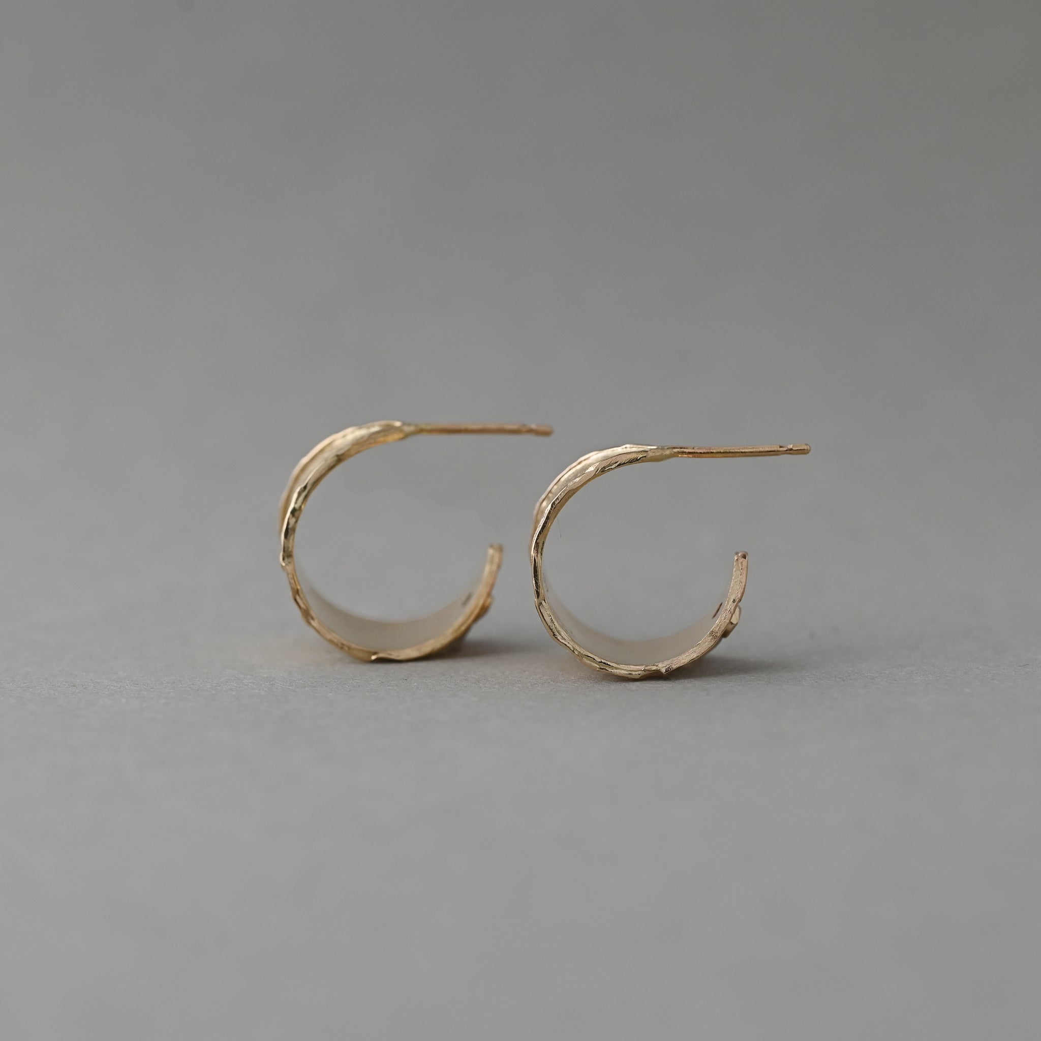 Oro 14ct Gold Hoop Earrings