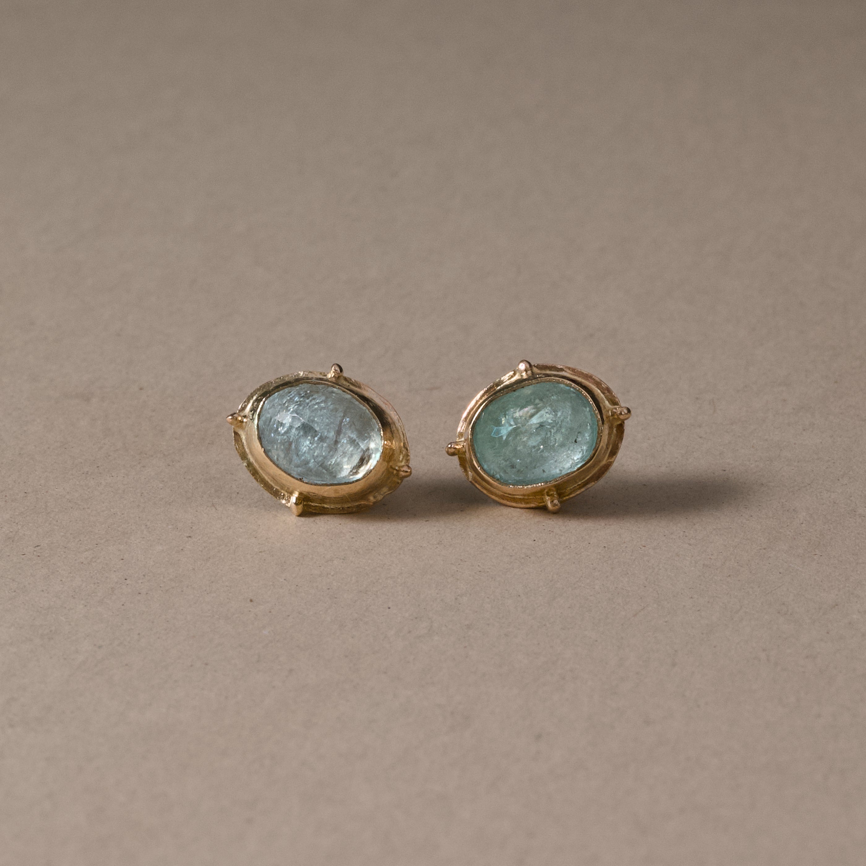 paraíba tourmaline stud earrings