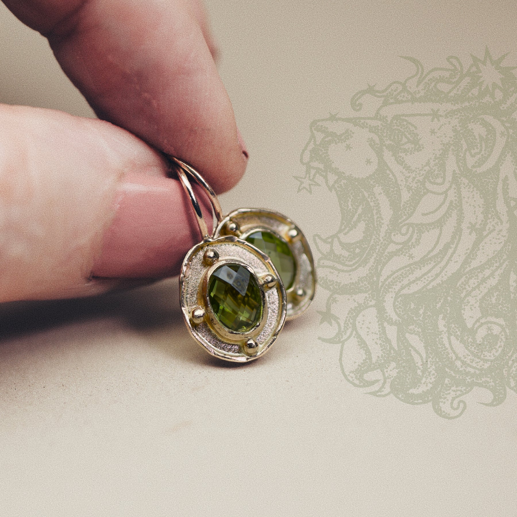 peridot spinel august collection