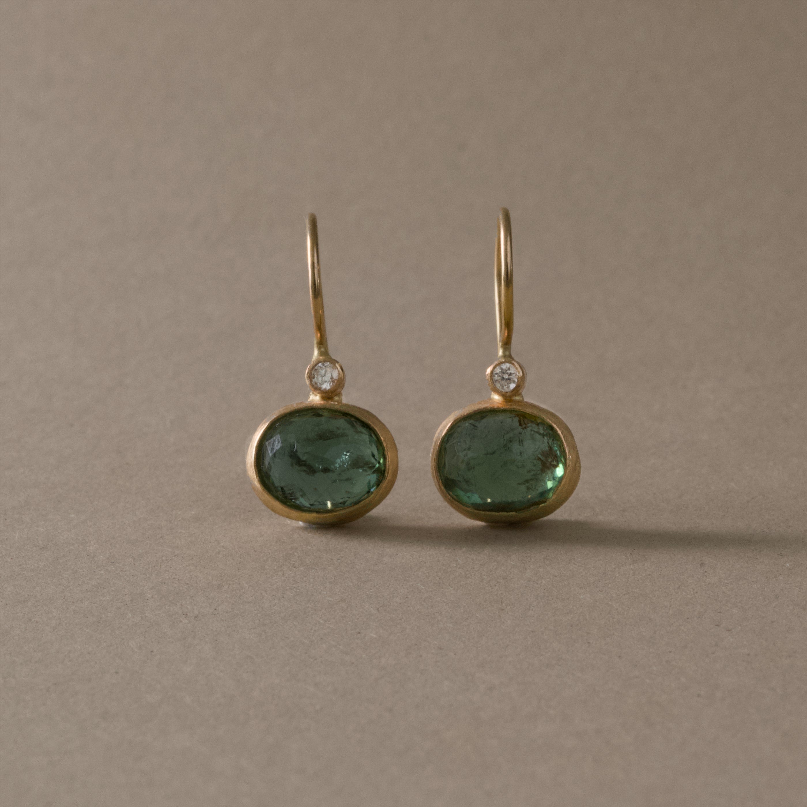 Pero Diamond Paraiba Tourmaline Earrings