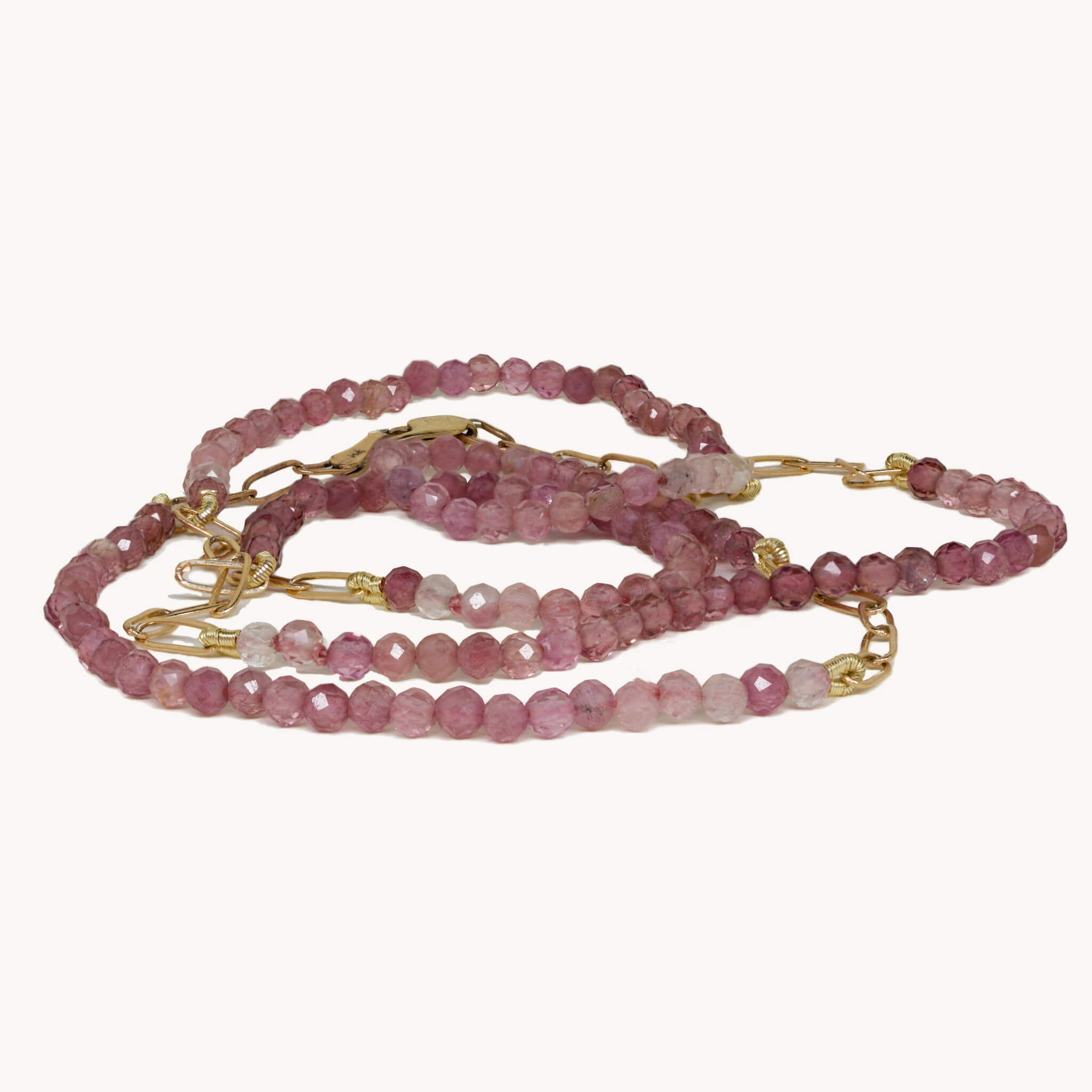 rosa tourmaline necklace